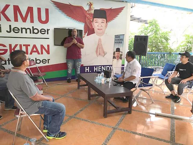 Komunitas Ojol Jember Dukung H Hendy Siswanto